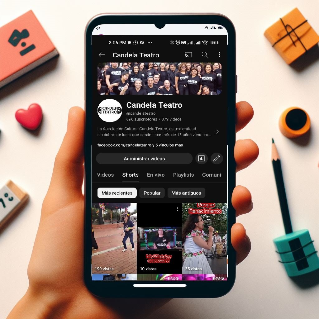 Sigue a Candela Teatro en Redes Sociales